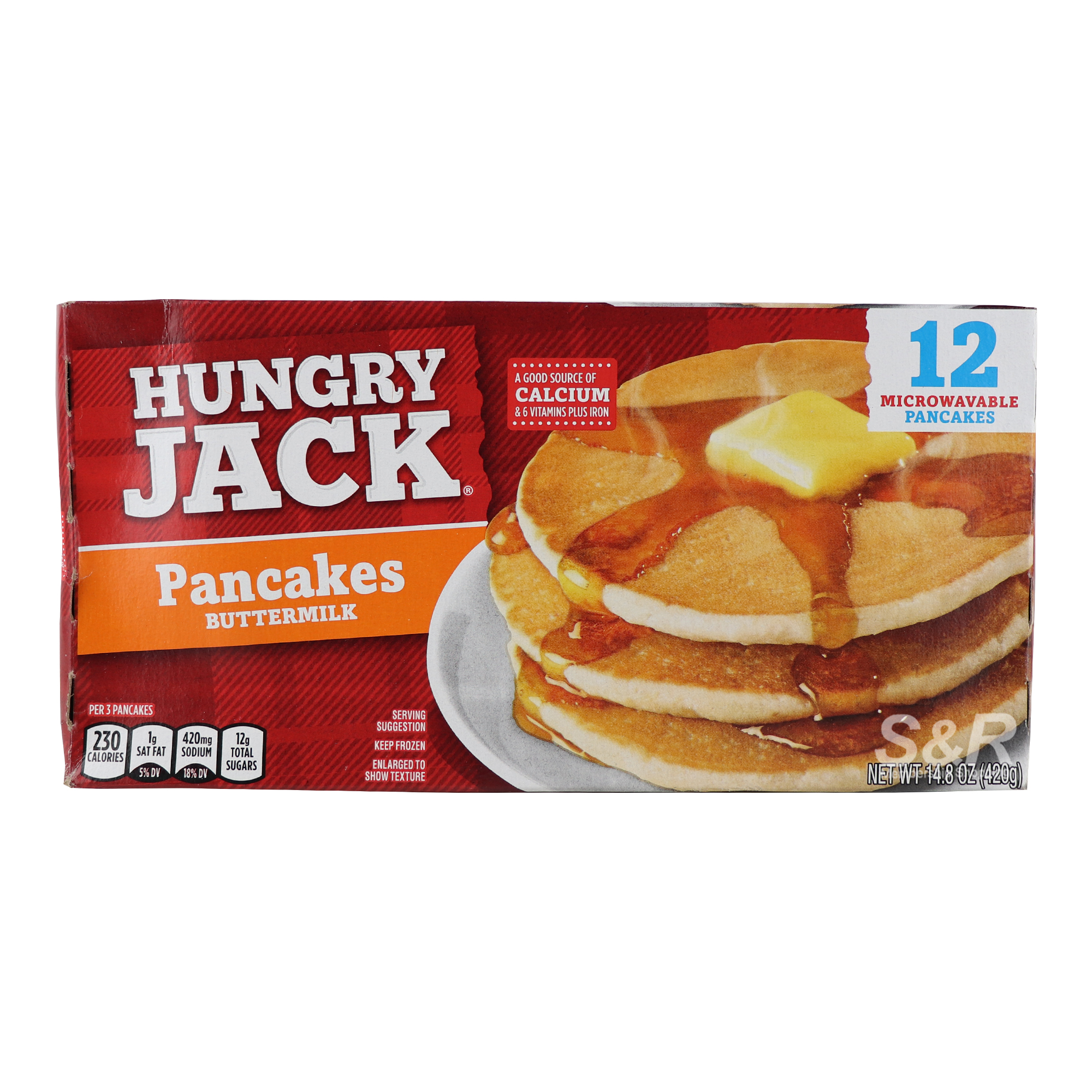 Hungry Jack Buttermilk Pancakes 12pcs